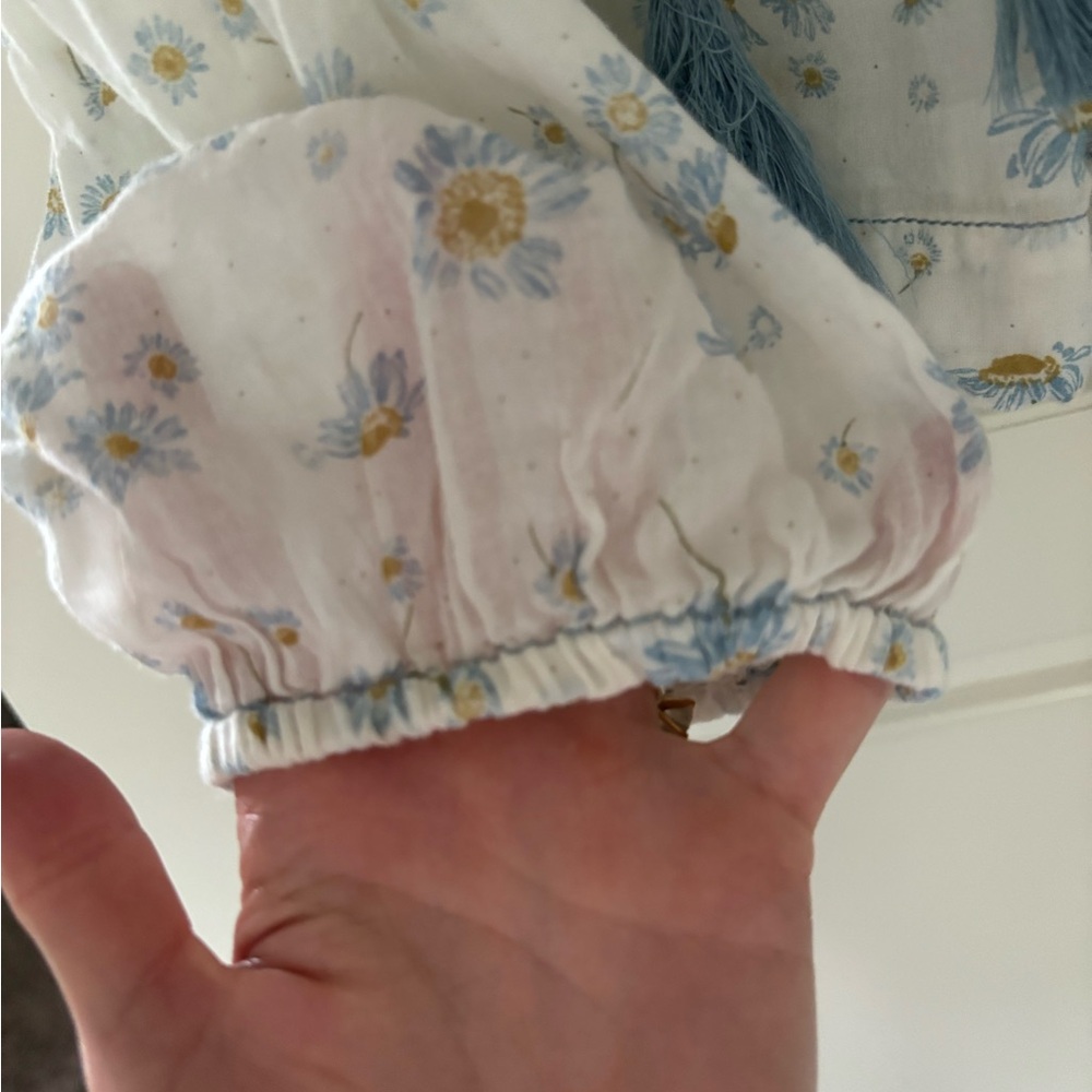 Free People Daisy Peasant blouse never a dull moment - Picture 4 of 4